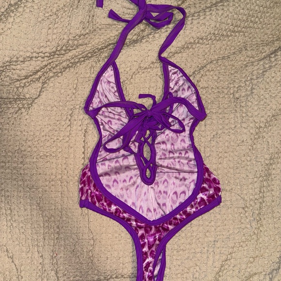 Sparkle cheetah one piece dance wear - Picture 3 of 5